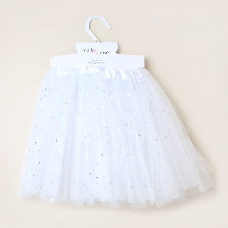 Picture of 5035 CHILD SIZE WHITE NET TUTU WAISTBAND 10-28